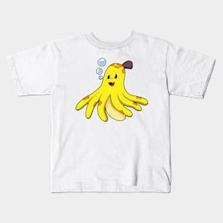 Octopus as Banana Kids T-Shirt